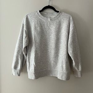 Fabletics small light grey sweatshirt